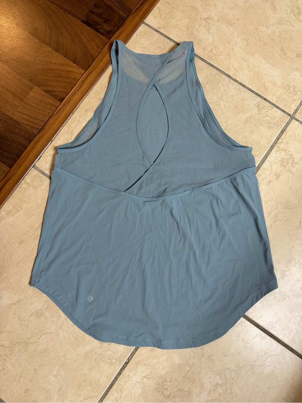 lululemon athletica Light Blue Twist-Back Racerback Tank